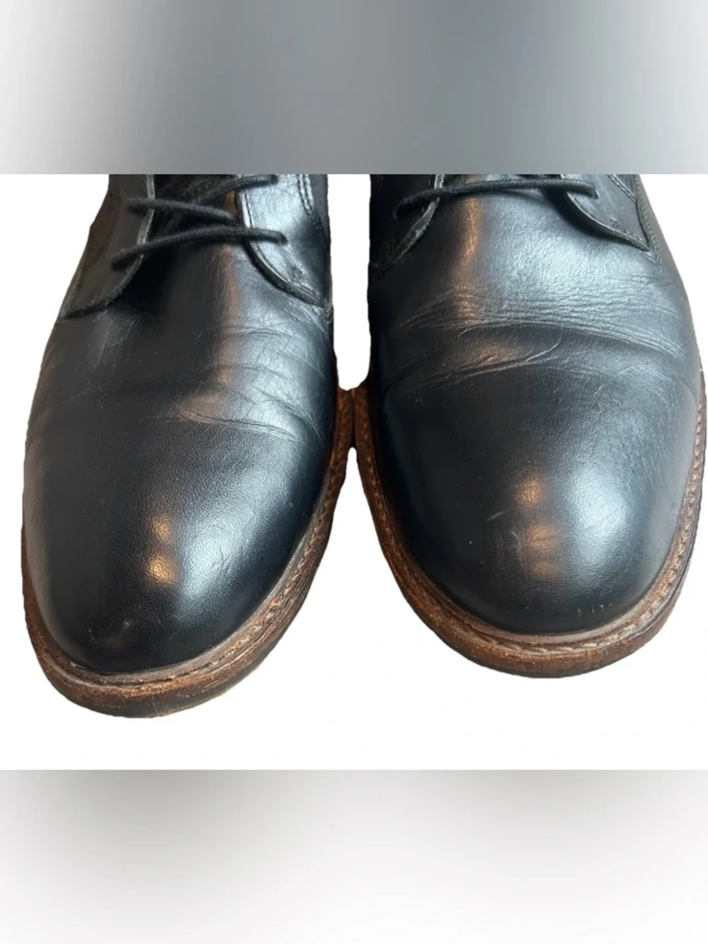 Bull Boxer Black Leather Chukka Boots Mens 13 Lace Up Casual Minimalist